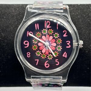 Pink Floral Zeiger Watch
